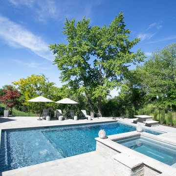 Full View Of Custom Pool