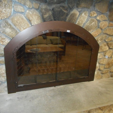 Glass Fireplace Doors