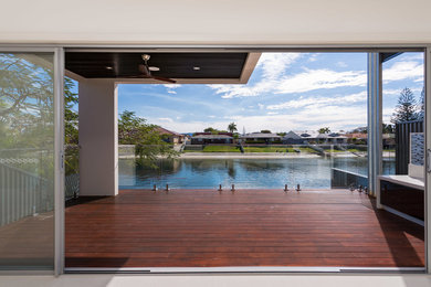 Inspiration for a modern home in Gold Coast - Tweed.