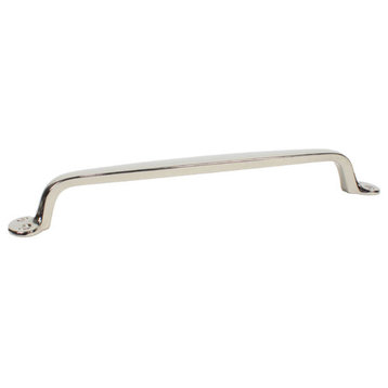 Century Hardware 12" Solid Brass Appliance Pull, Polished Nickel
