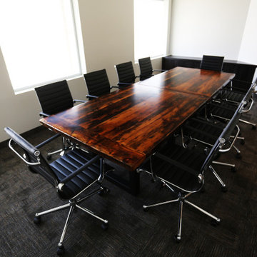 Boardroom Tables made from Reclaimed Wood