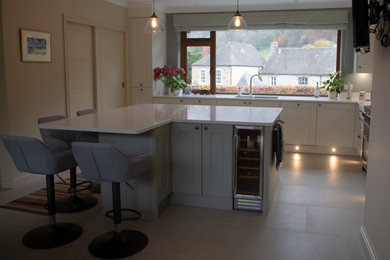 Shaker Painted Kitchen with Range Cooker and Island