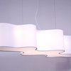 Lampa Cloud Mesa Pendant, White Linen