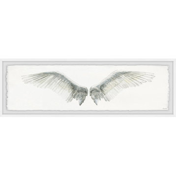 "Wing Span" Framed Painting Print, 30"x10"
