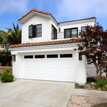 Smooth White Stucco Finish