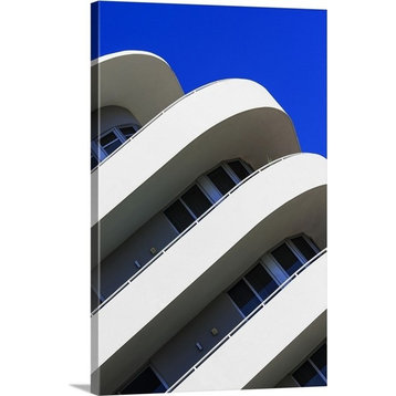 "Art Deco Architecture of Miami Beach" Wrapped Canvas Art Print, 16"x24"x1.5"