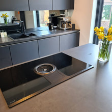Kitchen with mirror