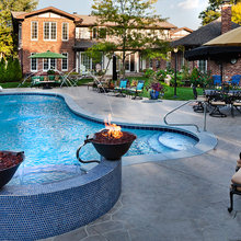 Pool Water/Fire Feature