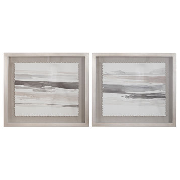 Uttermost Neutral Landscape Framed Prints, 2-Piece Set