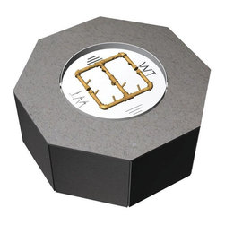 Octagon Unfinished Fire Pit with Crossfire Burner - Fire Pits