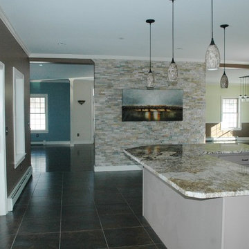 Custom stonework and granite countertops