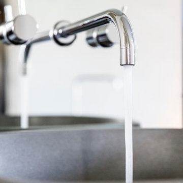 Bad mit freistehender Wanne