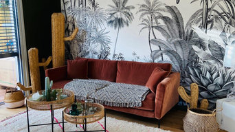 Papier peint, déco bohème