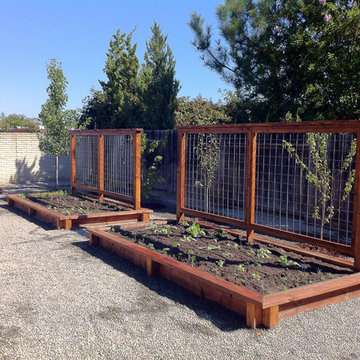 Raised Garden Bed with Trellis