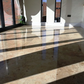 Marble Floor Tiles Restored Through Burnishing in North Ferriby
