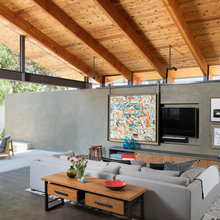 tv and fireplace