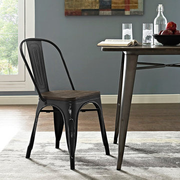 Promenade Dining Side Chair-Black