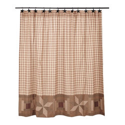 Bradley Brown Plaid Shower Curtain - Shower Curtains