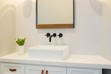Example of a danish bathroom design in San Diego