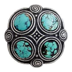 Quad with Turquoise Drain - Linkasink - Bathroom Sink And Faucet Parts