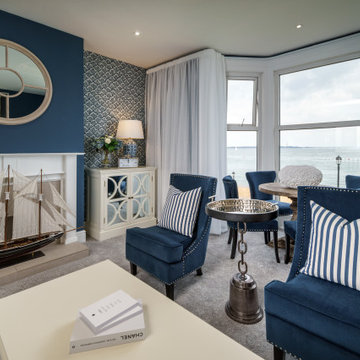 Isle of Wight Cowes Seafront Nautically Inspired Apartment Refurbishment