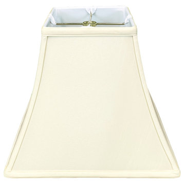 Royal Designs Square Bell Lamp Shade, Eggshell, 6x12x10.5, Single