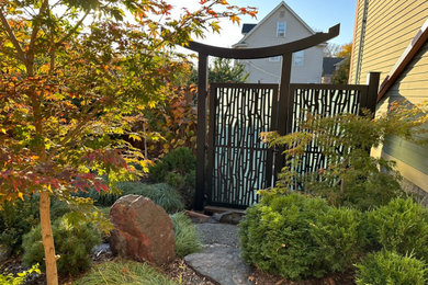Inspiration for an asian landscaping in Minneapolis.
