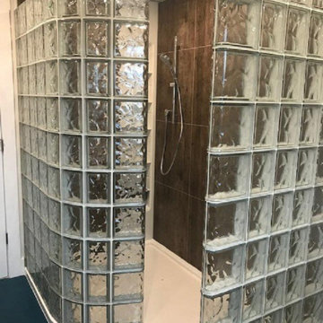 Glass Block Showers