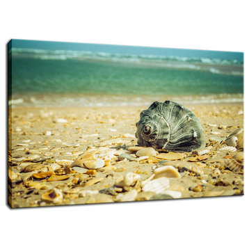 Daydreams on the Shore Nautical Nature Photo Canvas Wall Art Print, 16" X 20"