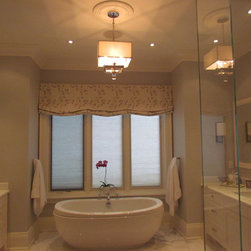 Roman Shades - Master Bathroom - Valances