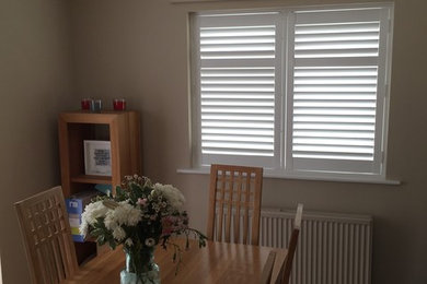 Full Height Shutters Throughout in Wallington, Surrey.