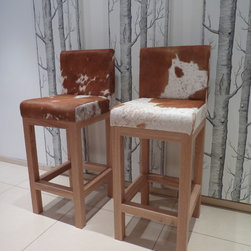 Cowhide Bar & Kitchen Stools - Bar Stools and Kitchen Stools
