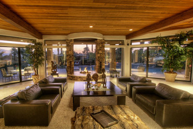 Eclectic living room photo in Other