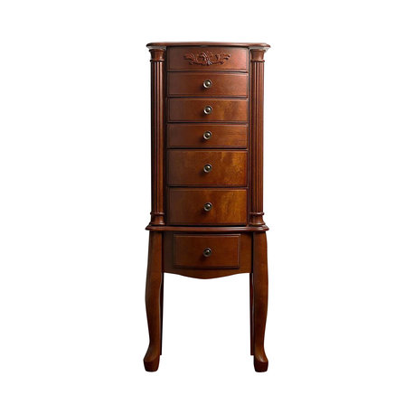 Morgan Jewelry Armoire, Walnut, Cherry