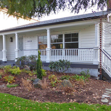 Colonial Revival Porch Remodel