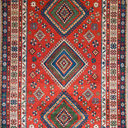 Antique Persian Ardebil rug 4'5 X 7 - Area Rugs
