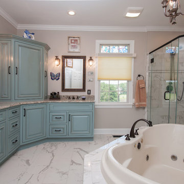 Tuscan inspired Master Bathroom Design Locust Grove, VA
