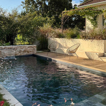 Jardin à l'ambiance cosy