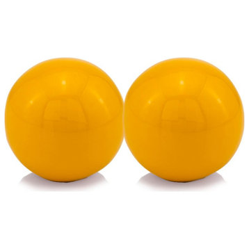 Modern Day Accents Modern Bola Illuminating Yellow Set of 2 Sphere 4385T