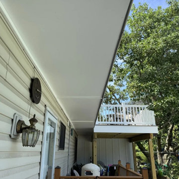 Side View of Upper Deck and Siding, Rockville MD