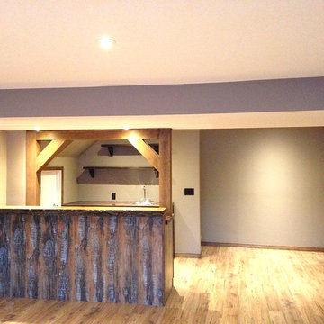 Rustic Royal Oak Basement