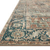 Margot Oriental Terracotta/Lagoon Area Rug, 5'0"x7'6"