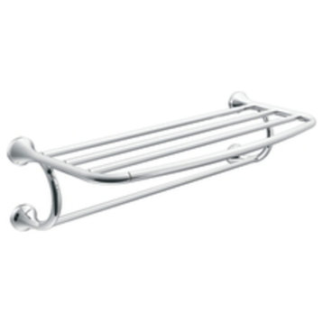 Moen YB2894CH 24" Aluminum Hotel Shelf from the Eva Collection