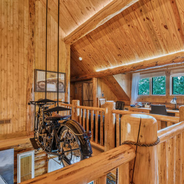 1922 Ace motorcycle installed in it's permanent place!