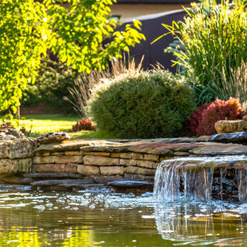 Water Garden Pond and Fountain
