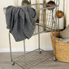 Industrial Gray Metal Storage Cart 65440