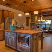 cabin kitchen island