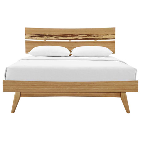 Azara Platform Bed, Caramelized, King
