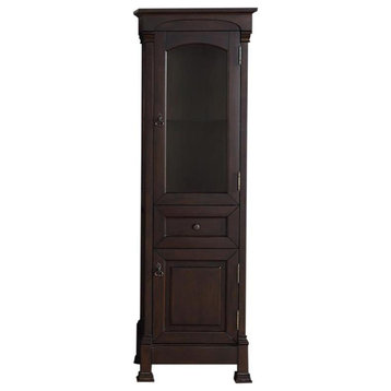 James Martin 147-114-5066 Brookfield Linen Cabinet in Burnished Mahogany
