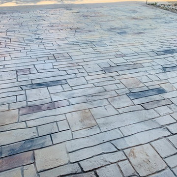 Stamped concrete Frisco , Tx - Progroup Construction